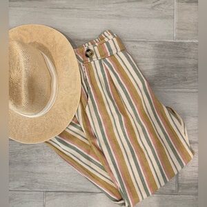 Sozy soft & cozy striped pants size Medium